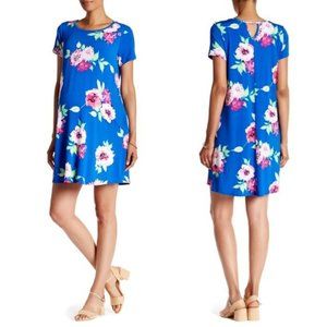 PinkBlush Short Floral Maternity Dress w/ Pockets